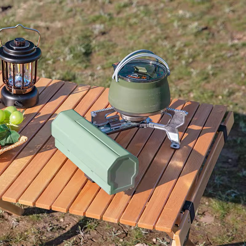 Portable 2670W Camping Gas Stove: Folding Cassette Burner for Outdoor Picnic