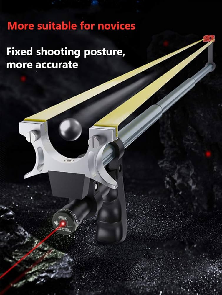 Professional Slingshot With Laser SLSH009