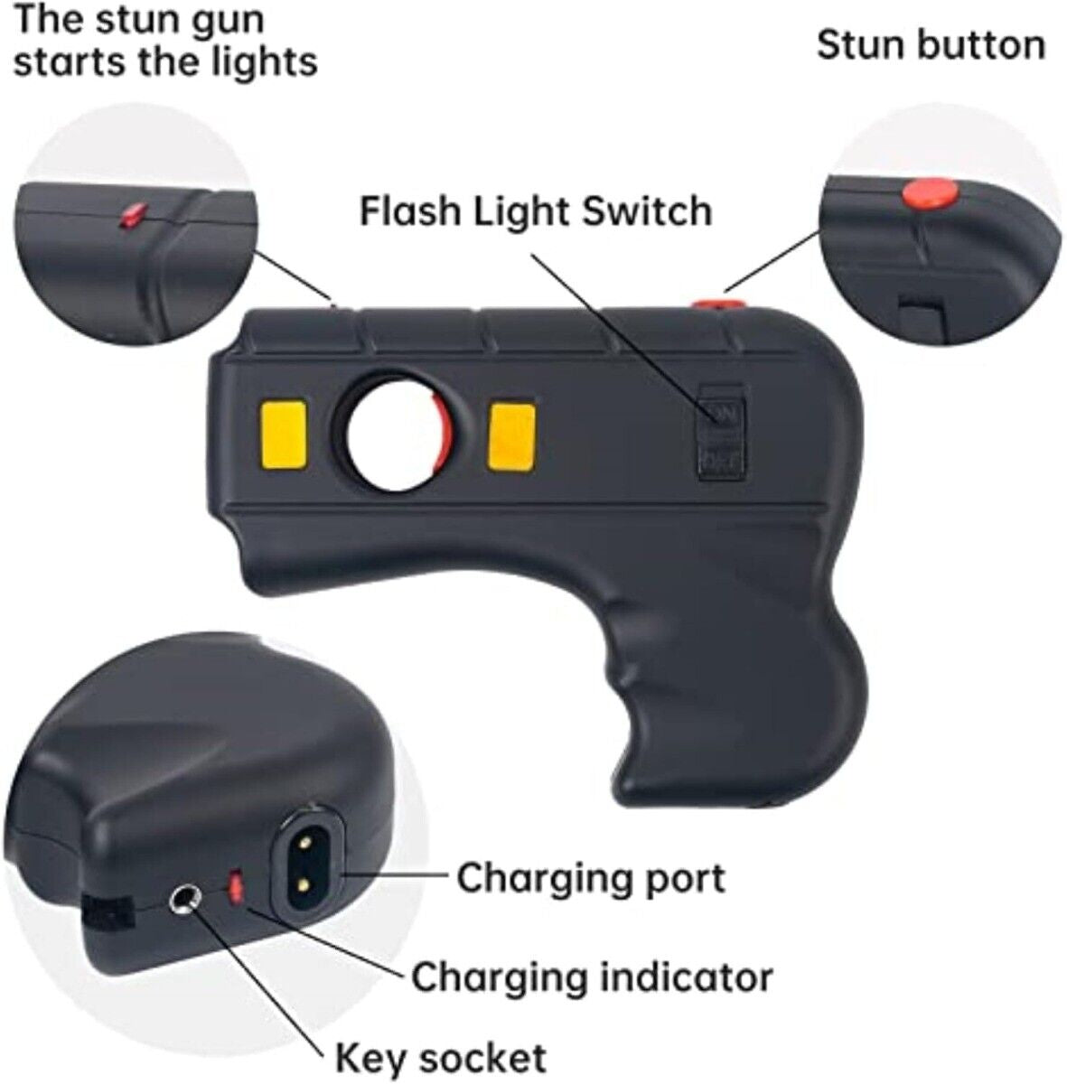 TASER STUN SHOKER DEFENDER