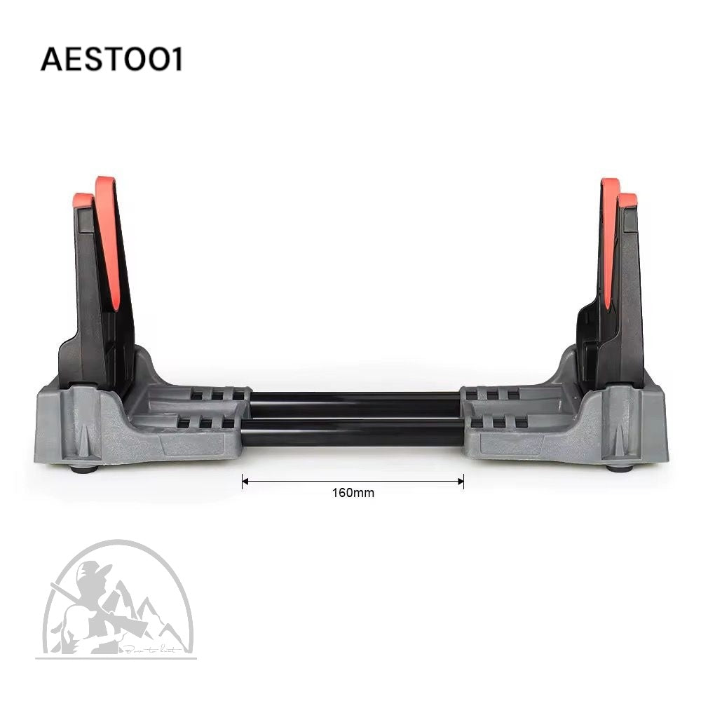SN STAND COMPACT RANGE VISE WITH FOLDING FORKS -AEST001