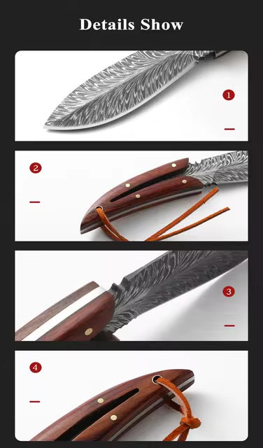 FEATHER FIXED KNIFE-OEKNFB001