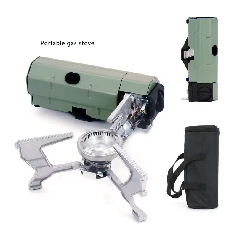Portable 2670W Camping Gas Stove: Folding Cassette Burner for Outdoor Picnic