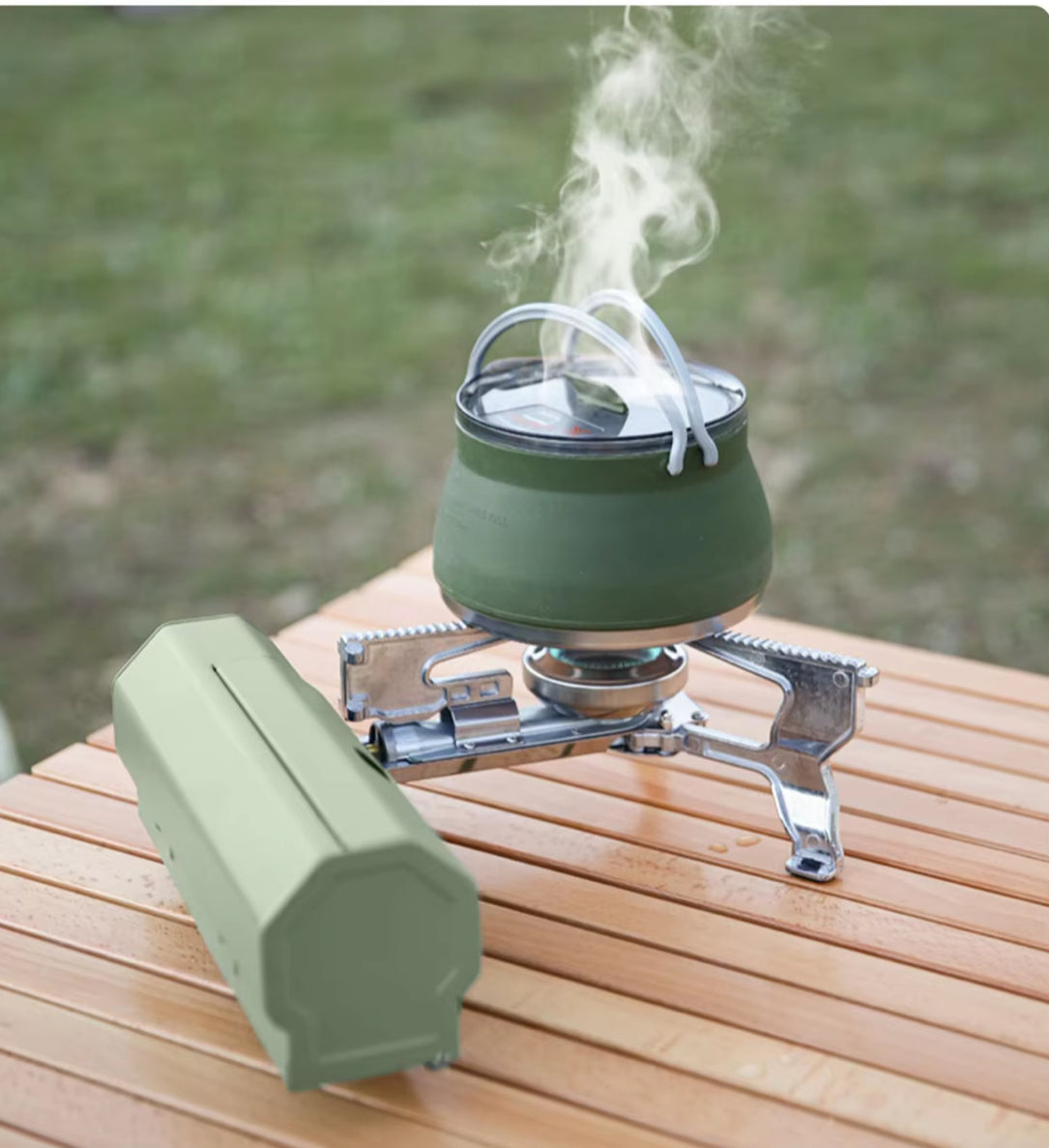 Portable 2670W Camping Gas Stove: Folding Cassette Burner for Outdoor Picnic