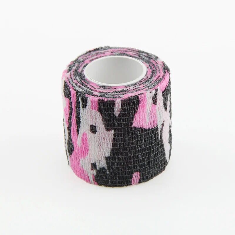 CAMOUFLAGE TAPE Protective Camouflage Tape Wrap Outdoor Tapes Self Adherent Hunting Camouflage Strong Wrap Stickers Bike Bandages Stretch Elastic Cohesive Bandage -AETA001