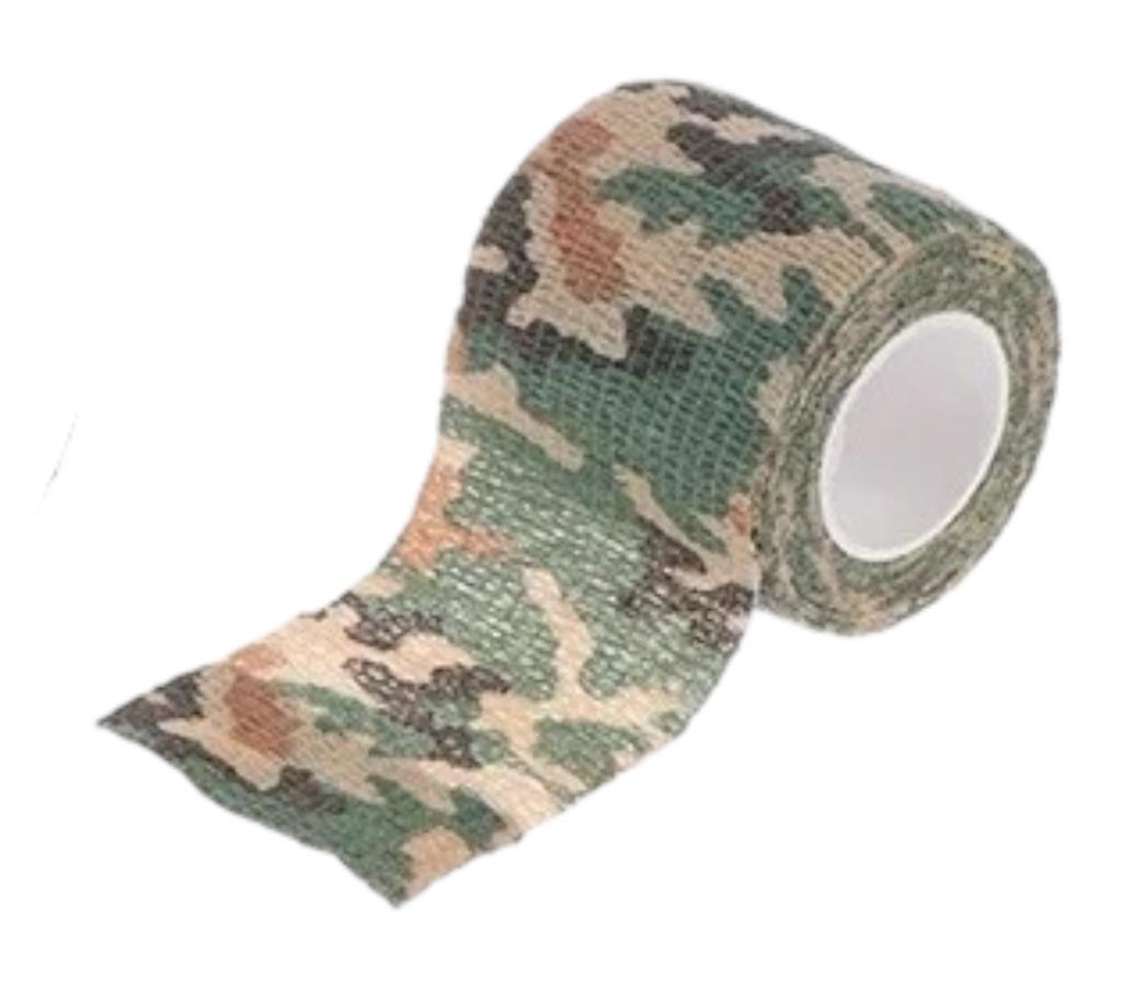 CAMOUFLAGE TAPE Protective Camouflage Tape Wrap Outdoor Tapes Self Adherent Hunting Camouflage Strong Wrap Stickers Bike Bandages Stretch Elastic Cohesive Bandage -AETA001