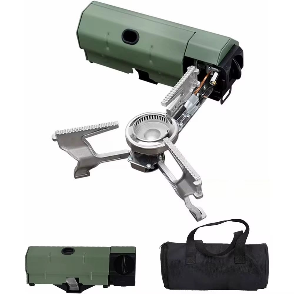 Portable 2670W Camping Gas Stove: Folding Cassette Burner for Outdoor Picnic