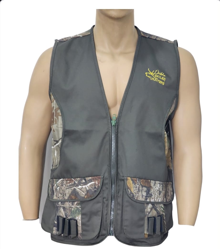 CAMAUFLAGE VEST (GREEN)-CLVE012