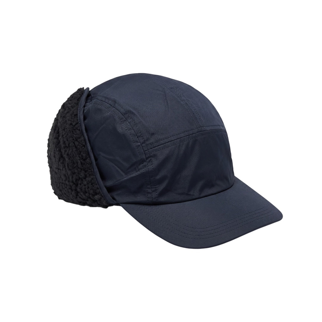 Lorenzo Cap Black Earflap Black One Size