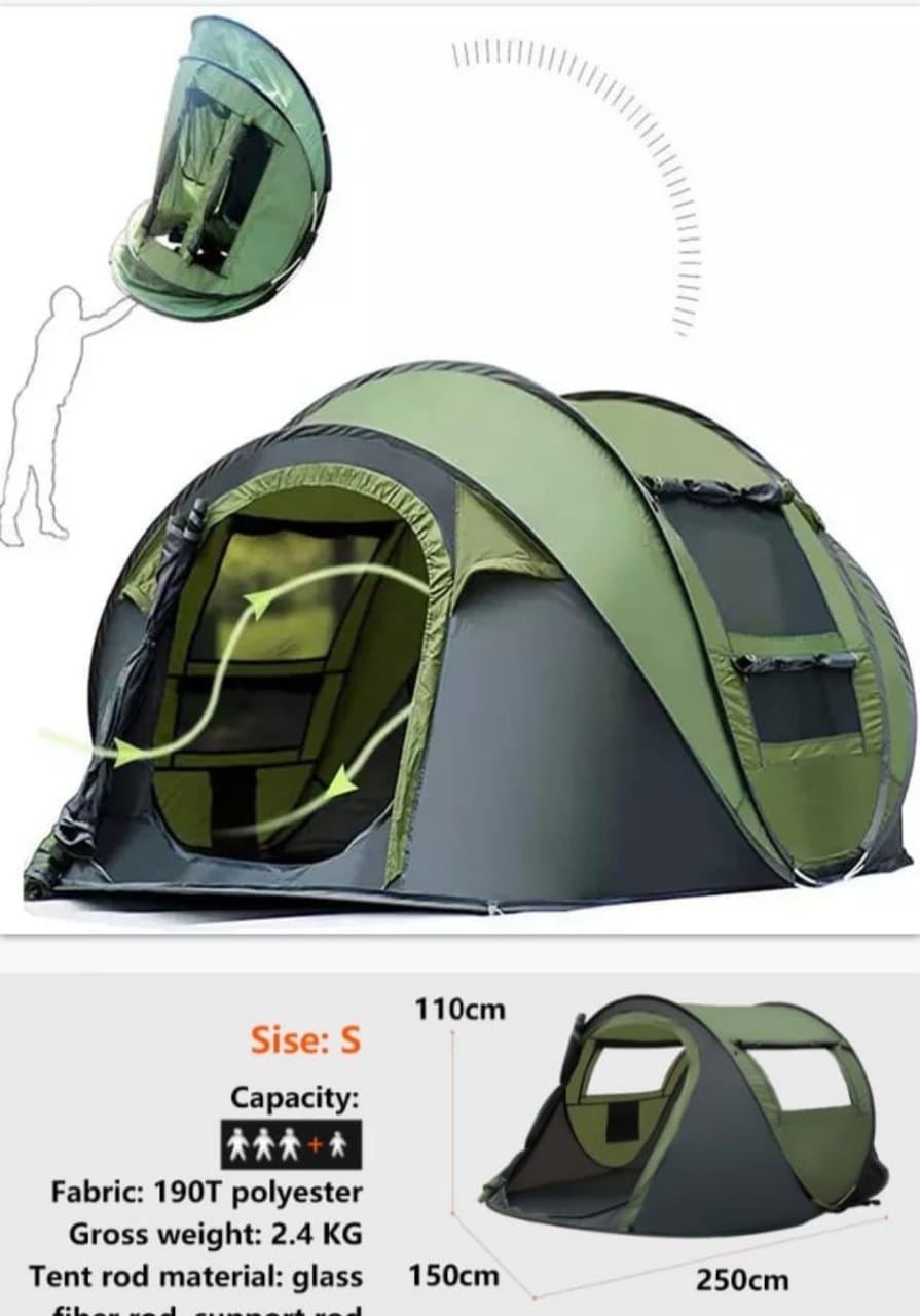 automatic tent AUTOMATIC TENT 250*150-OETE001 – Tiro Outdoor Store
