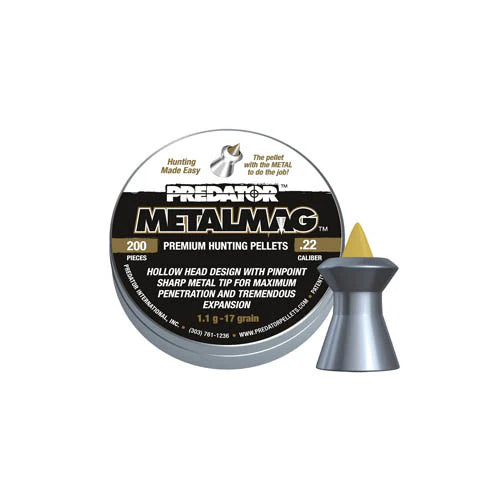 JSB METALMAG 5.5MM / .22 (17gr) 200PCS