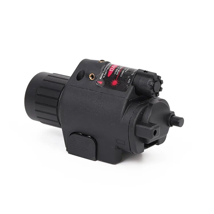 Tactical LED Flashlight Red Gun Dot Laser Sight Torch-TACT027