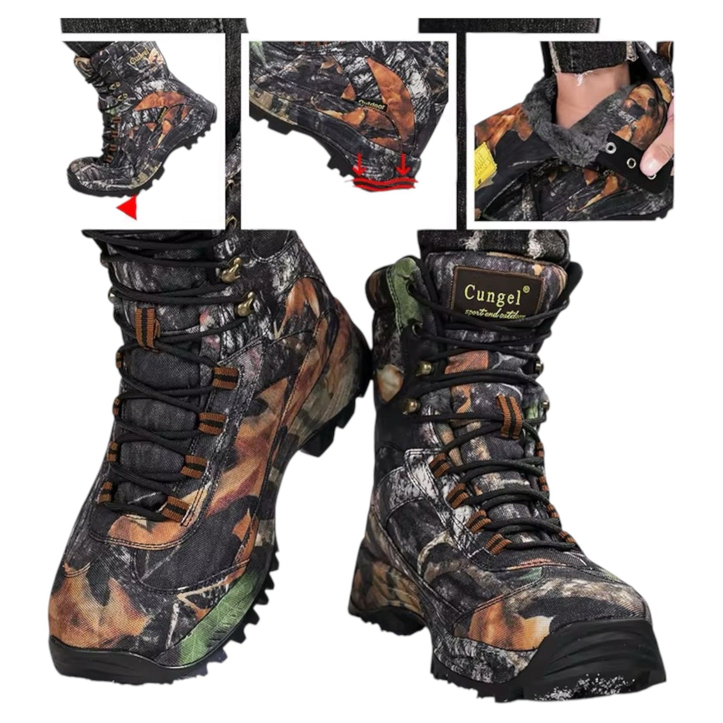 CUNGEL CAMOUFLAGE BOOT-CLBSHC002