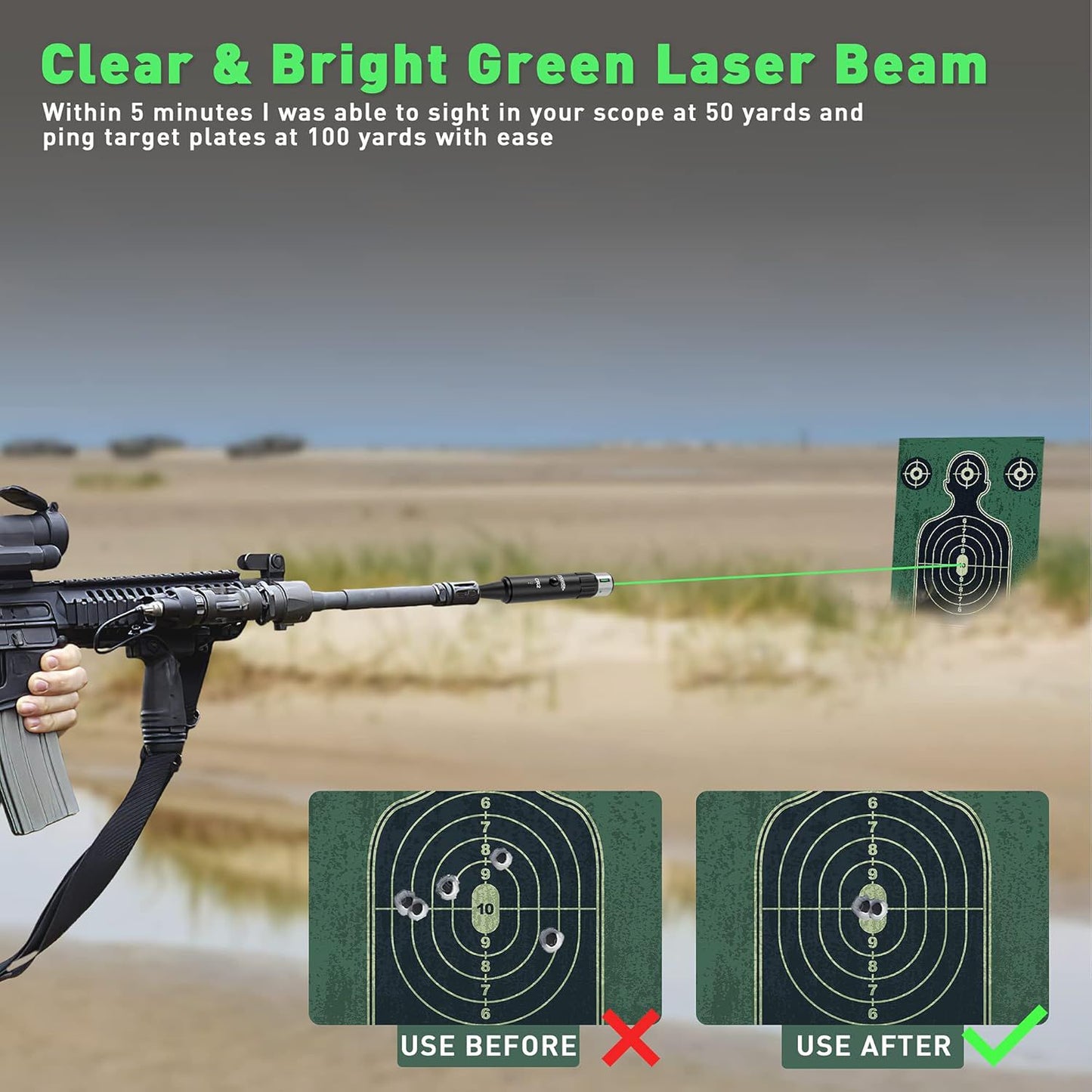 Laser bore sighter