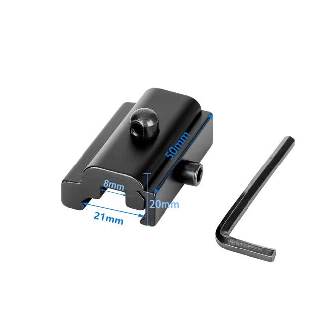 Tripod adapter 20 mm bipod adapter
