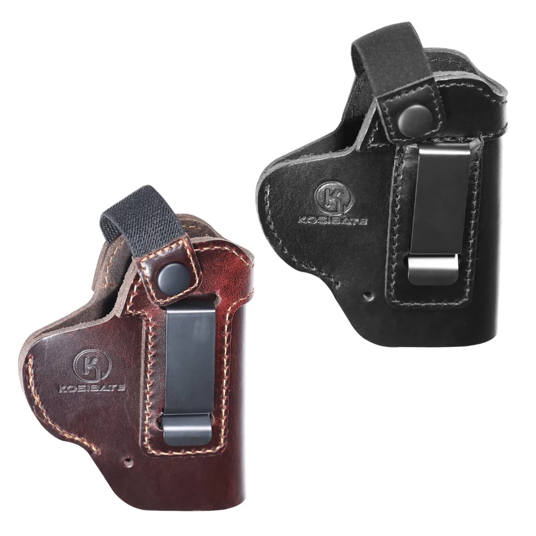 GUN HOLSTER GENUINE LEATHER 13*9.6 cm-TAGH020