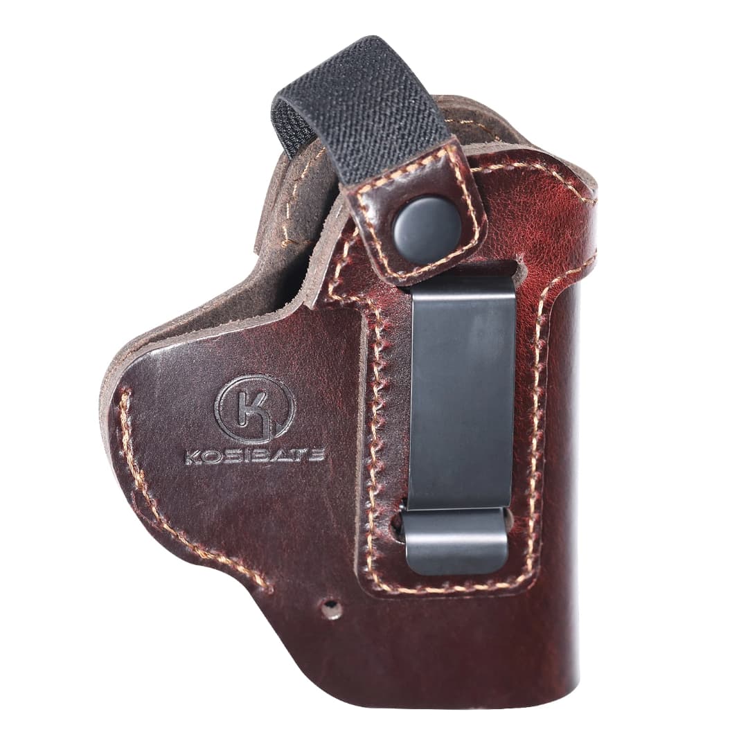 GUN HOLSTER GENUINE LEATHER 13*9.6 cm-TAGH020