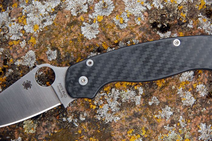 SPYDERCO CPM S30V - C223 - CARBON FIBER