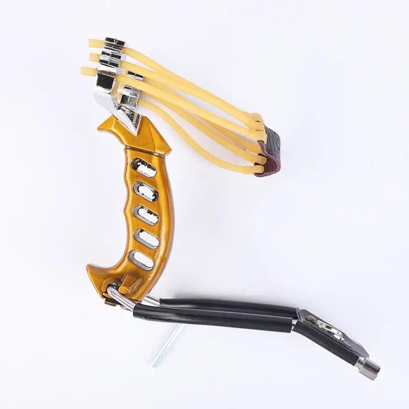 GOLD SLINGSHOT WITH STAND-SLSH002