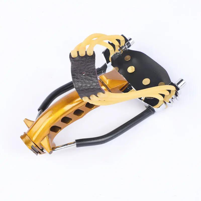 GOLD SLINGSHOT WITH STAND-SLSH002