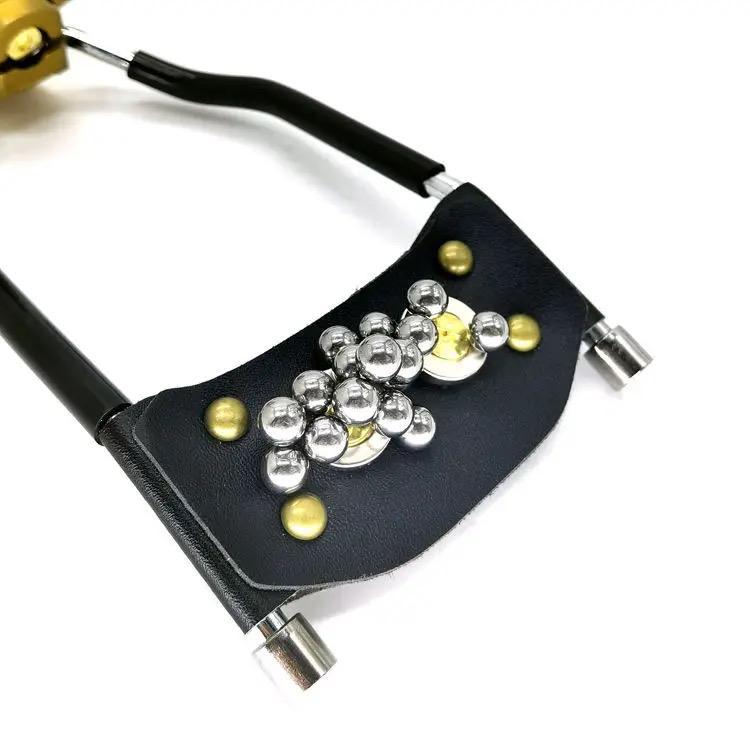 GOLD SLINGSHOT WITH STAND-SLSH002