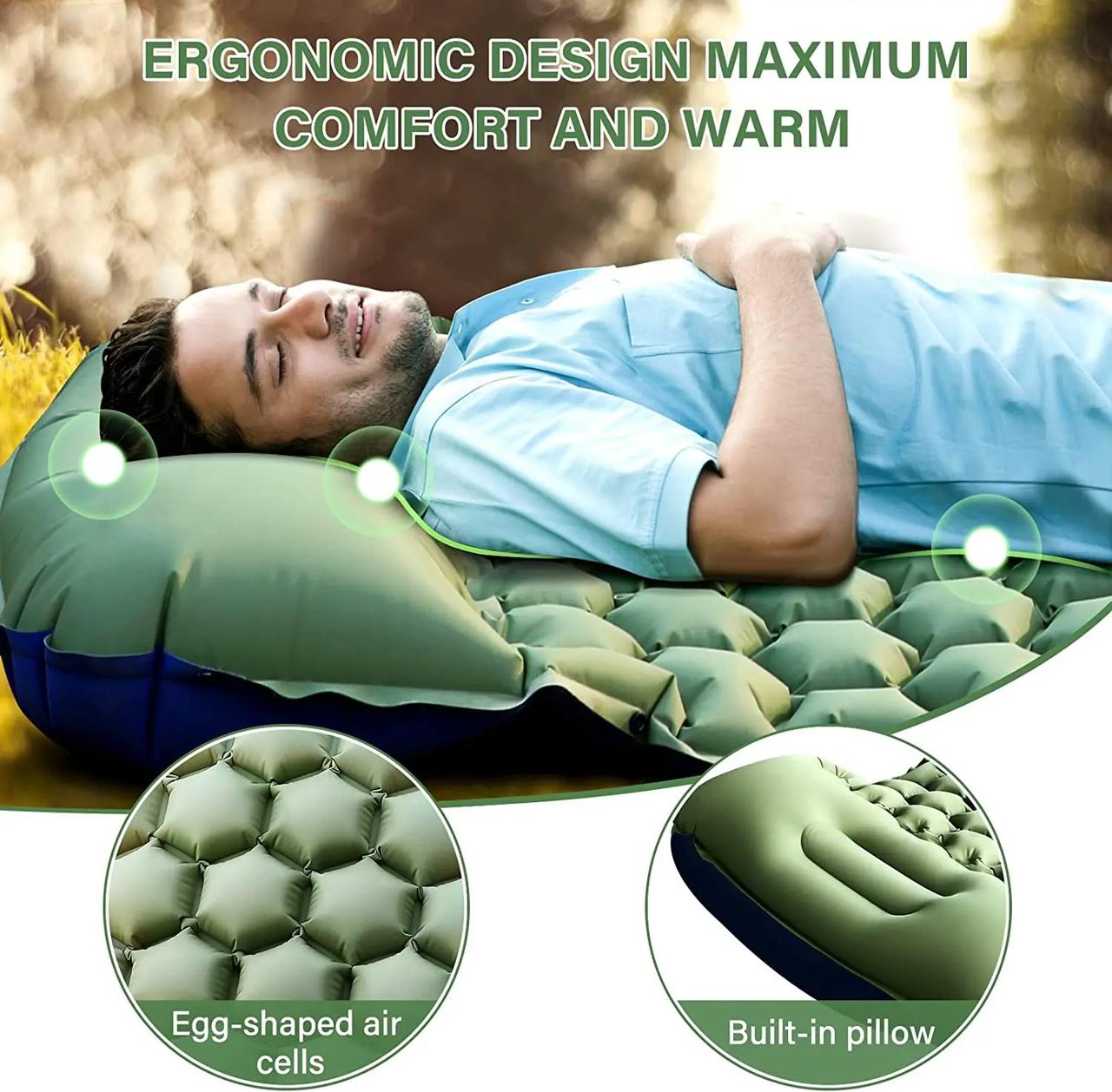 CAMPING MATT AIR MATTRESS SLEEPING PAD FOOT AUTO,ATIC FOLDING -OEAM001