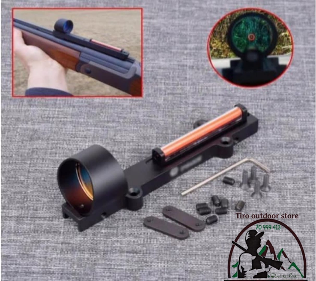 FIBER SIGHT BK -HESC002