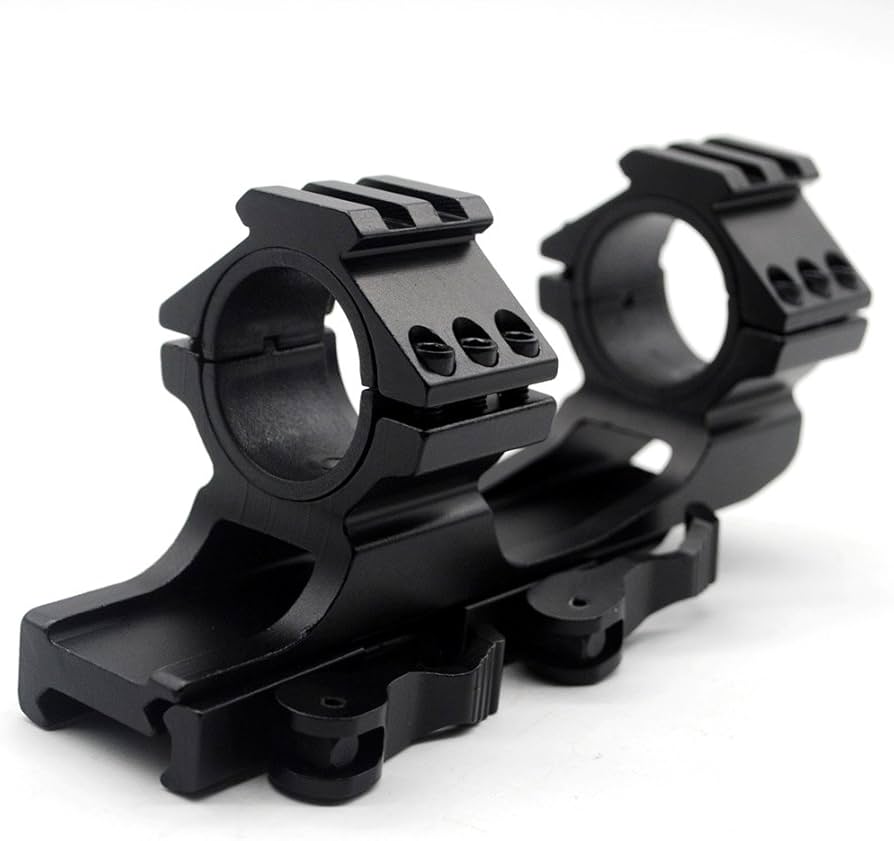 Dual Ring Scope Base Mount for 28 mm Riflescope Quick Release Weaver
