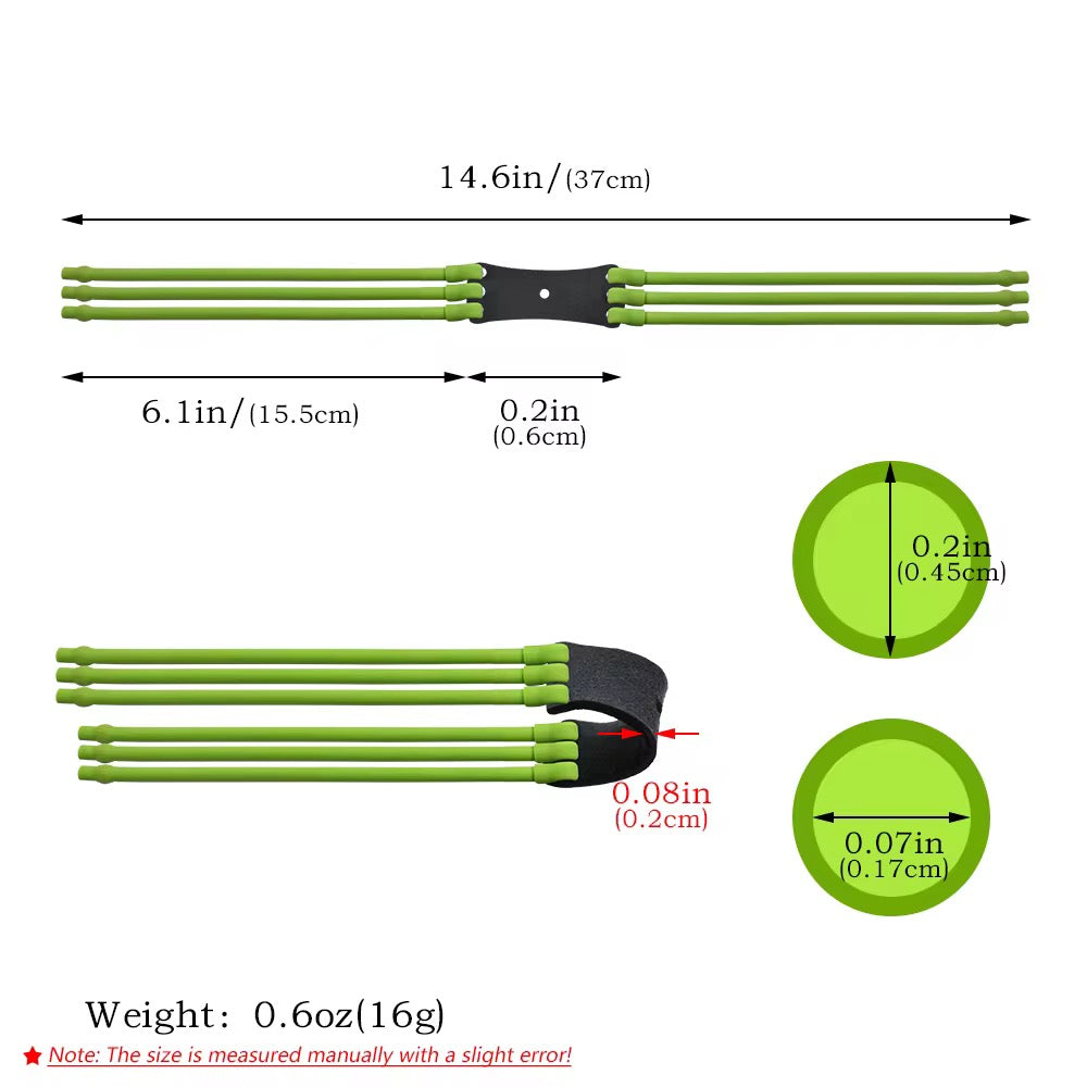 SLINGSHOT RUBBER-3 SLING-SSRU001