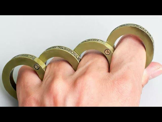 Knuckles Inhibitor Rings RINGS BRASS KNUCKLE-TABK010 – Tiro Outdoor Store
