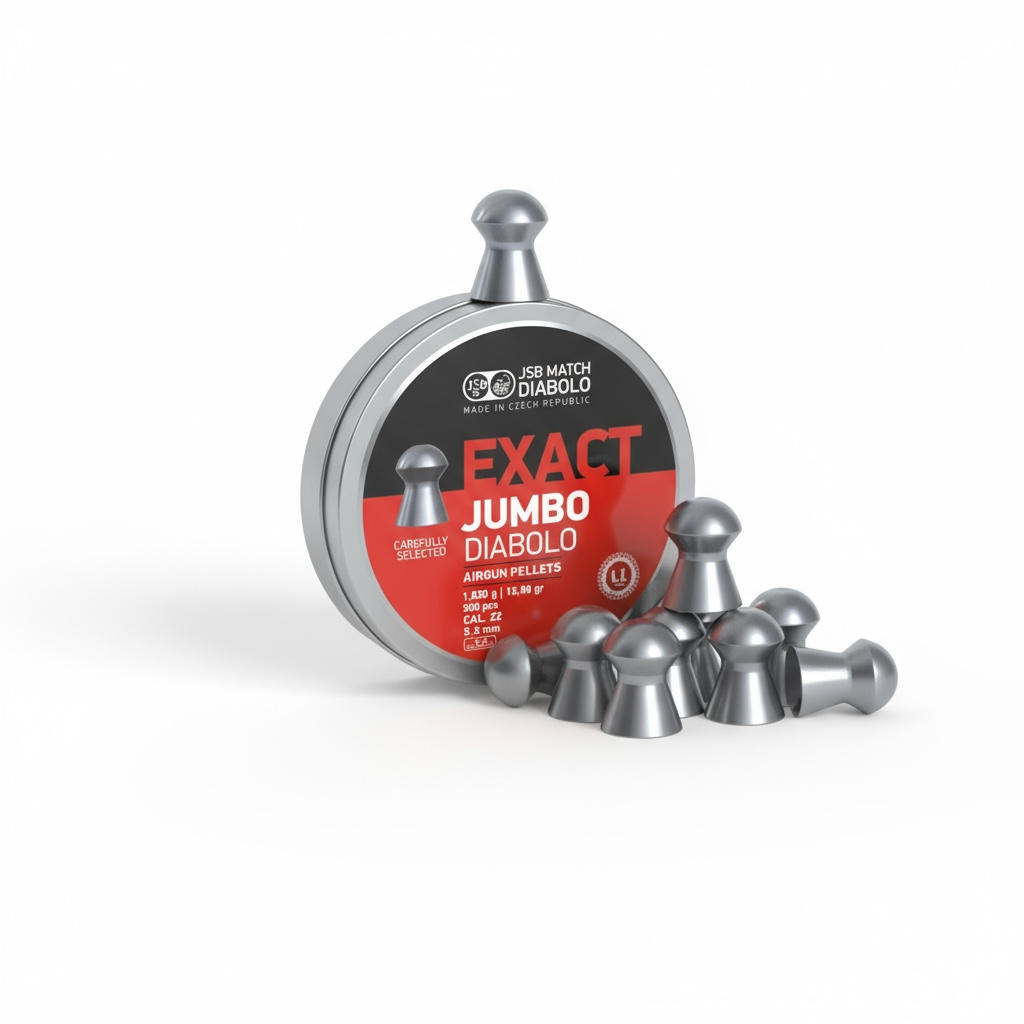 JSB EXACT JUMBO DIABOLO CAL .22 / 5.5MM  (15.89 gr) 500 PCS