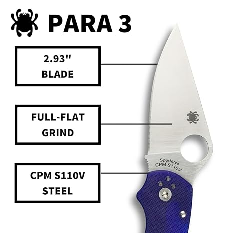 SPYDERCO CPM S30V - BLUE