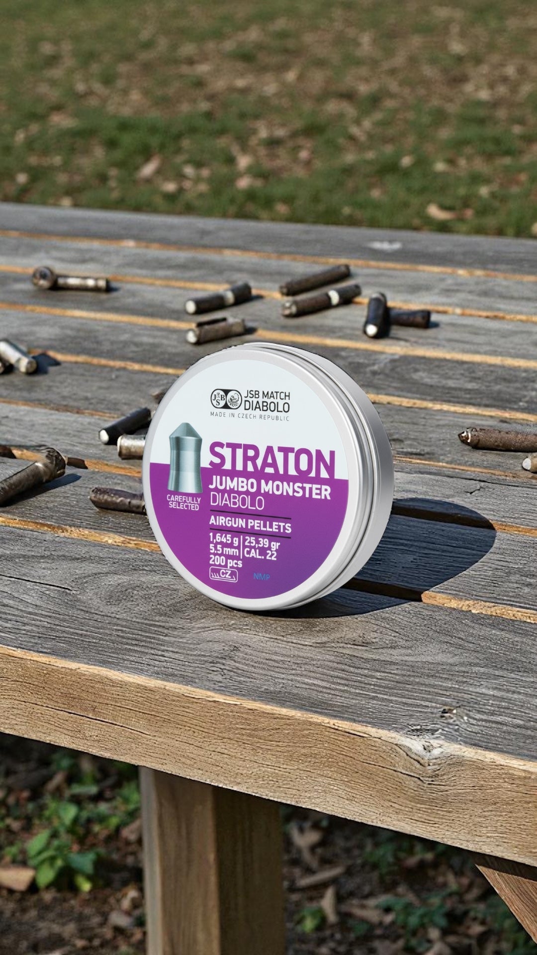 JSB STRATON JUMBO MONSTER CAL 5.5MM (25.39) 200PCS