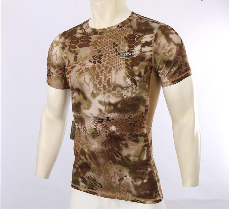 T-SHIRTS (SHORT) BROWN -CLTS005