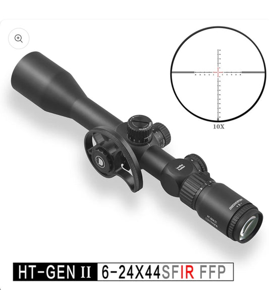 DISCOVERYOPT HT GEN II 6-24X44SFIR FFP-MOA Diameter:30MM Optics Scopes