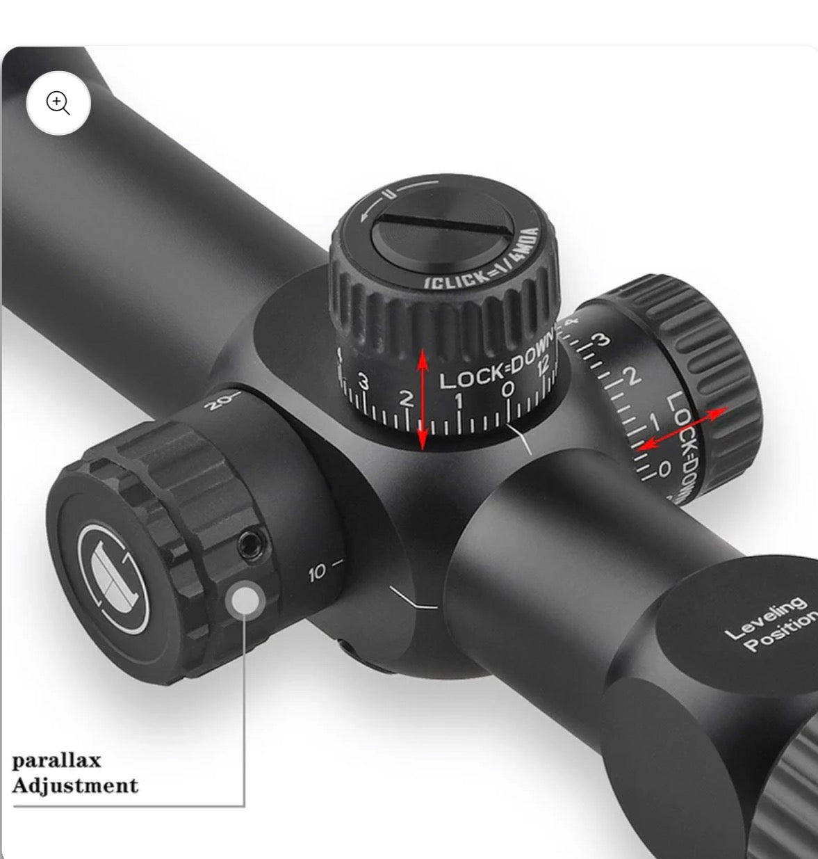 DISCOVERYOPT HT GEN II 6-24X44SFIR FFP-MOA Diameter:30MM Optics Scopes