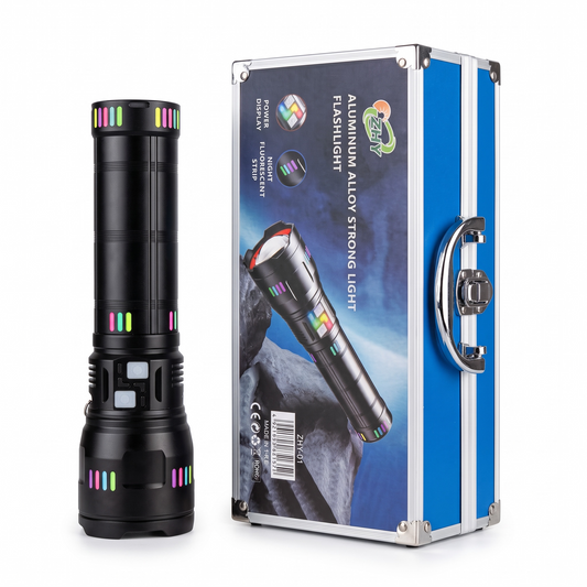 ALUMINUM ALLOY STRONG LIGHT FLASHLIGHT