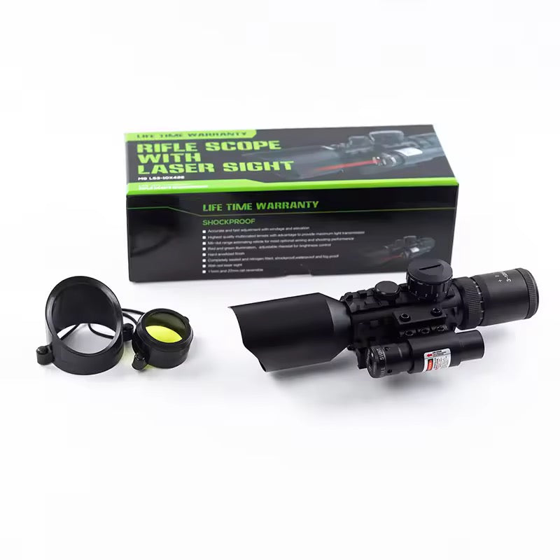 SCOPE WITH LASER SIGHT 3-10X42 -AETA020