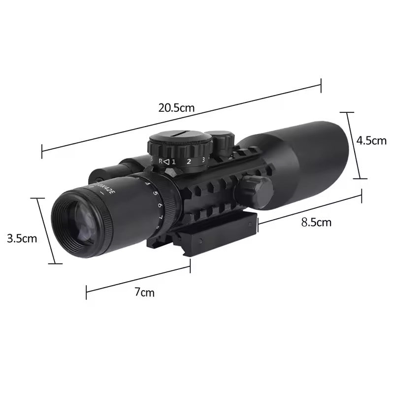 SCOPE WITH LASER SIGHT 3-10X42 -AETA020