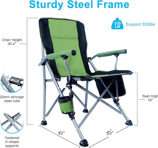 FOLDING GREEN CHAIR-OECH014