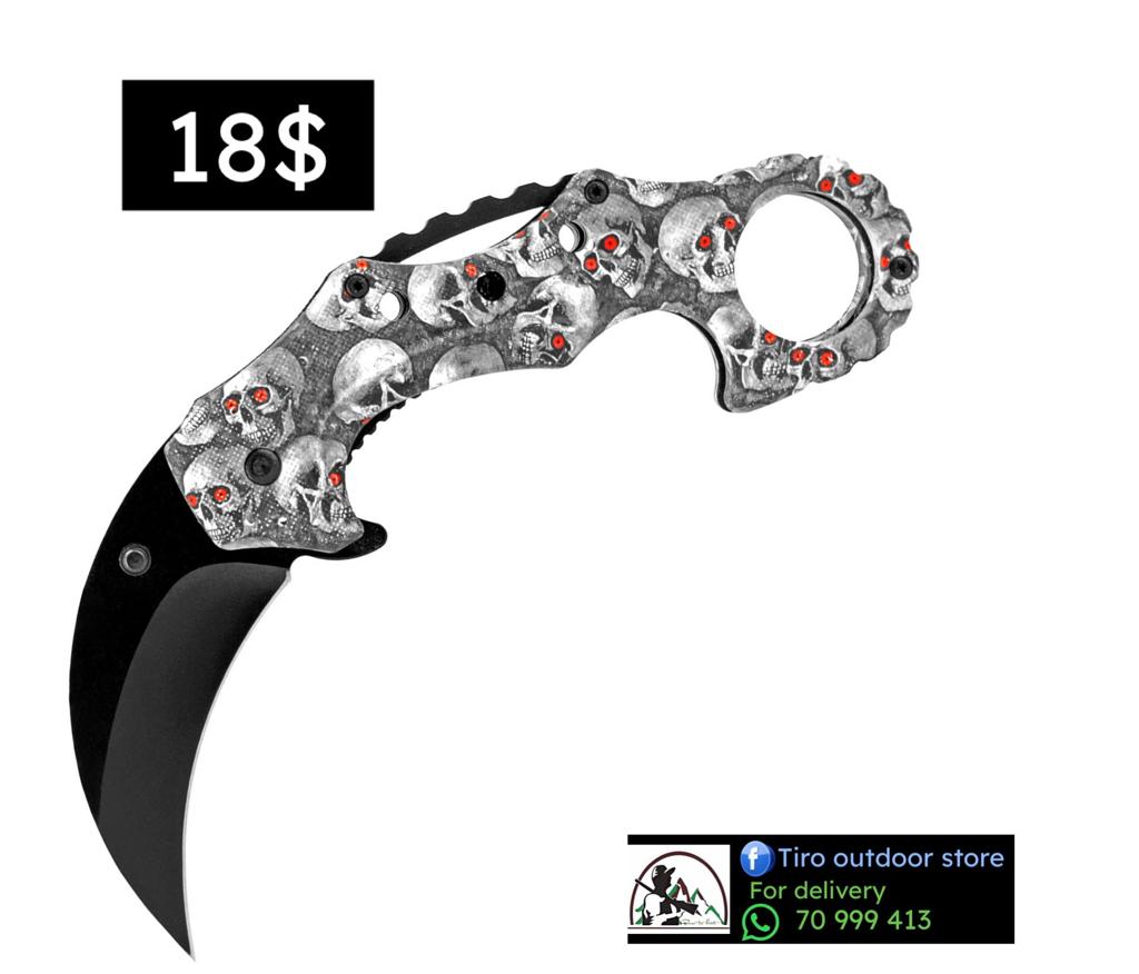 KARAMBIT SKULL DESIGN -OEKNK037