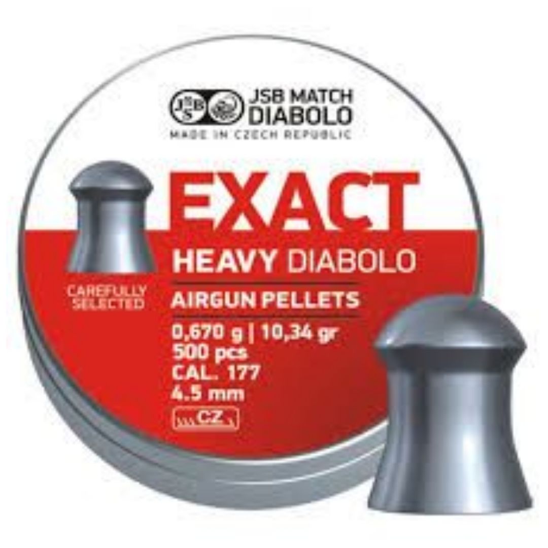 JSB EXACT HEAVY 4.5MM / .177 (10.34gr) 500PCS