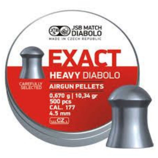 JSB EXACT HEAVY 4.5MM / .177 (10.34gr) 500PCS