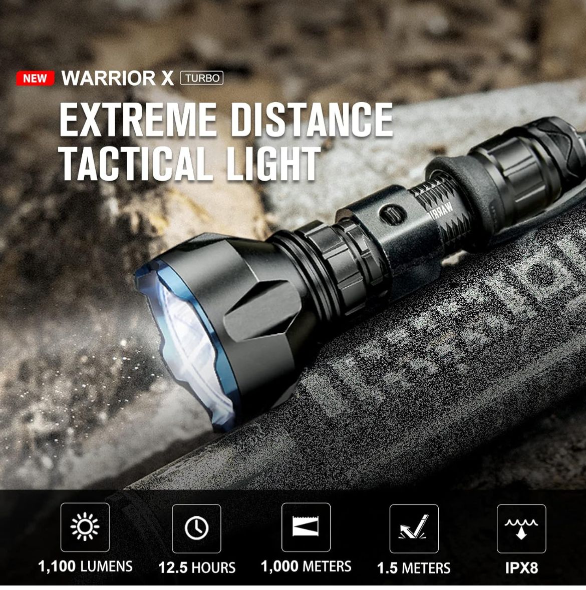 O light warrior x pro 1100 lumens /1000 meters OLIGHT  -OEHL025