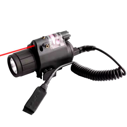 Tactical LED Flashlight Red Gun Dot Laser Sight Torch-TACT027