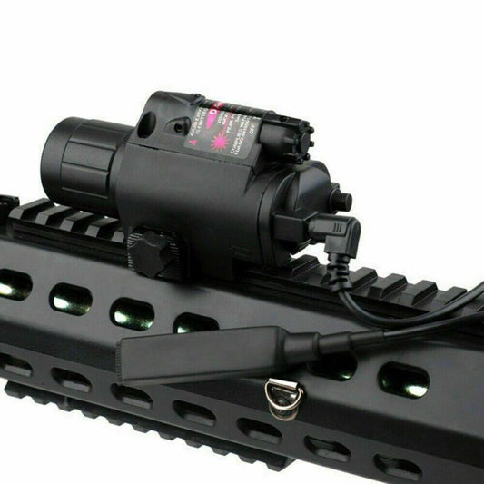 Tactical LED Flashlight Red Gun Dot Laser Sight Torch-TACT027