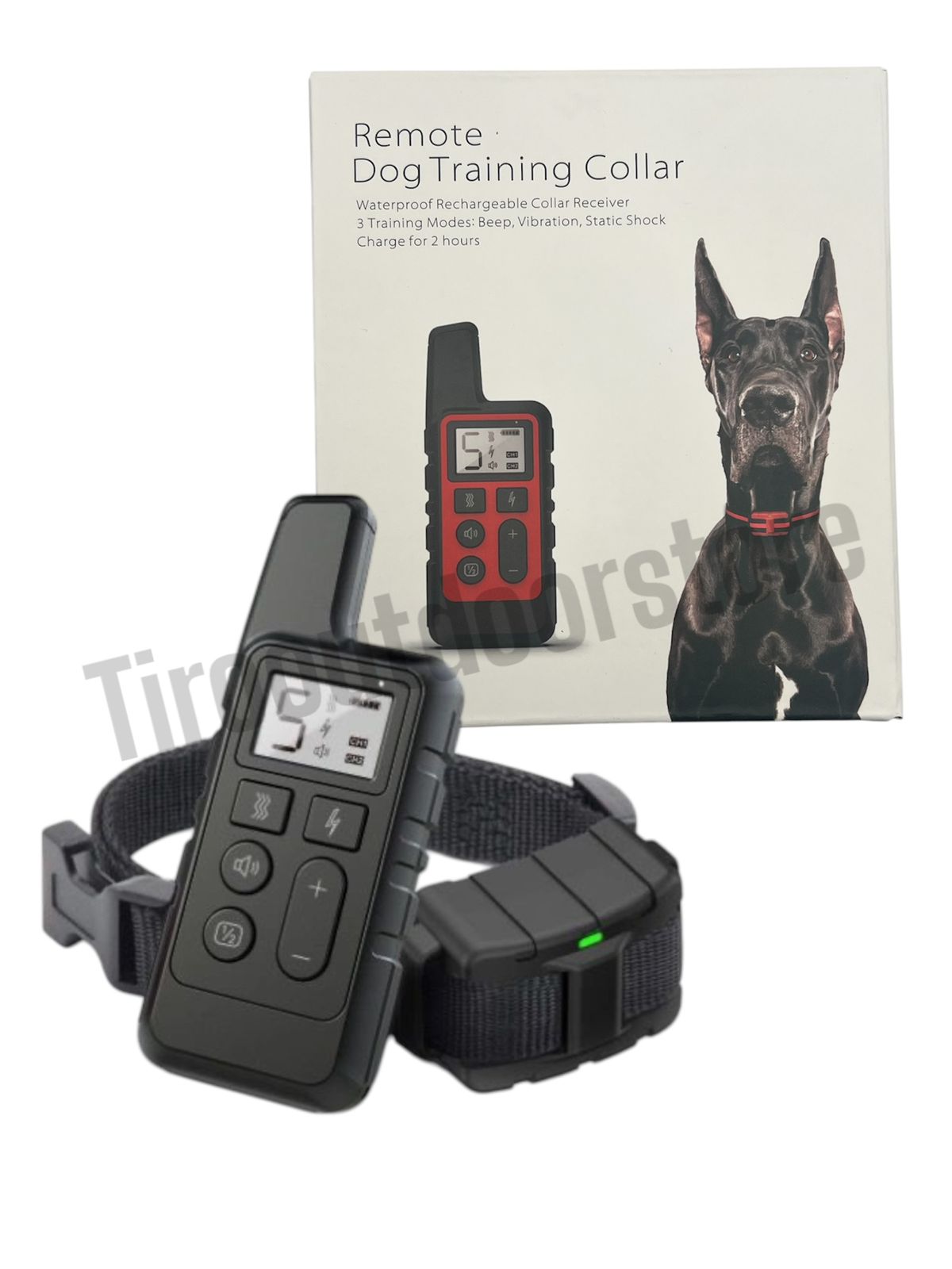 RECHARGEABLE & WATERPROOF  DOG  TRAINING COLLAR - AEDC012