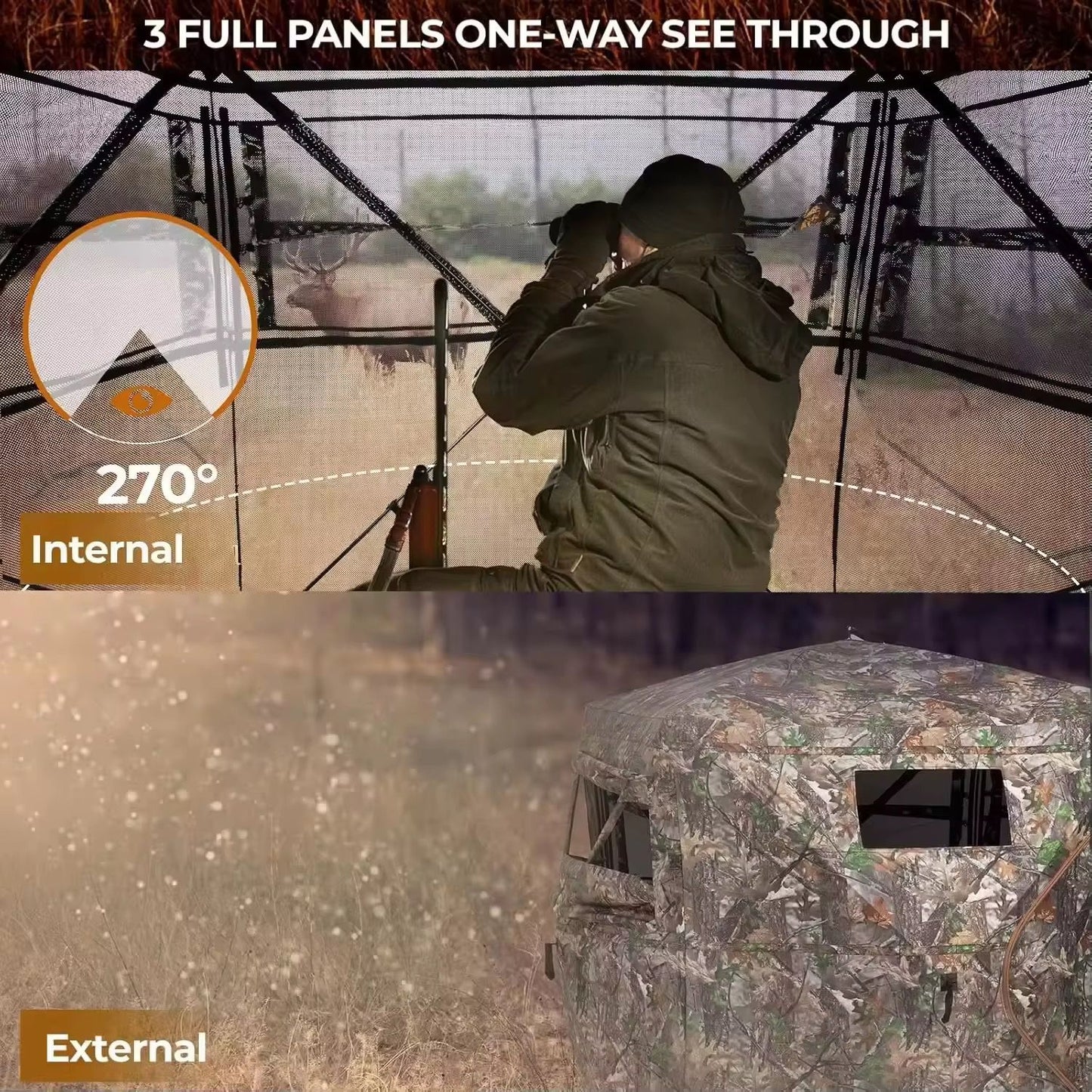 HUNTING BLIND STEALTH TENT