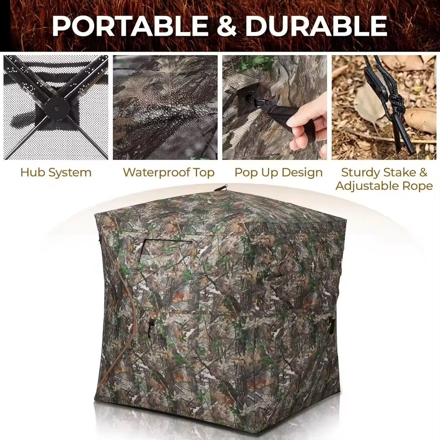 HUNTING BLIND STEALTH TENT