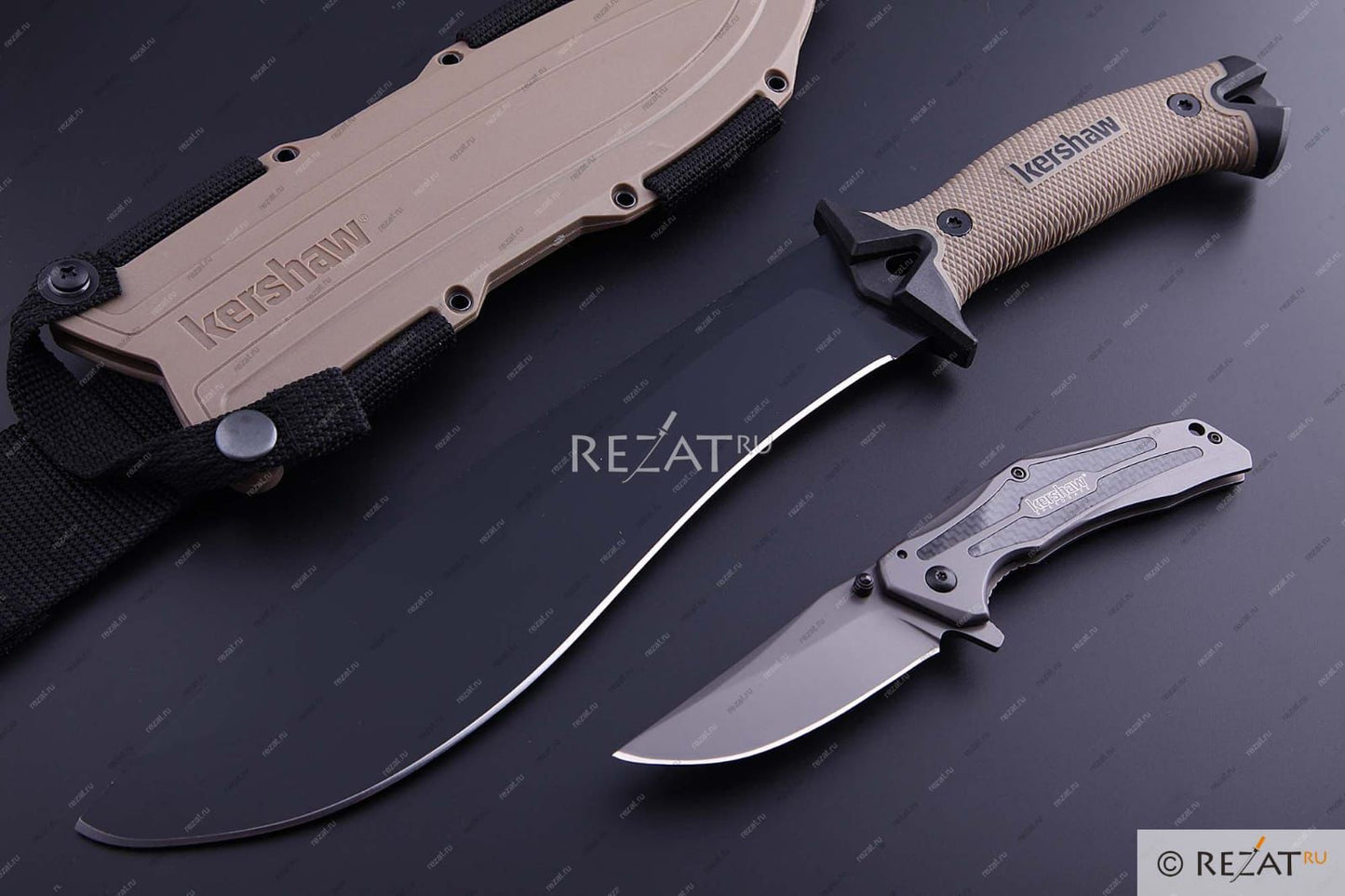 KERSHAW FIXED KNIFE 1077TAN