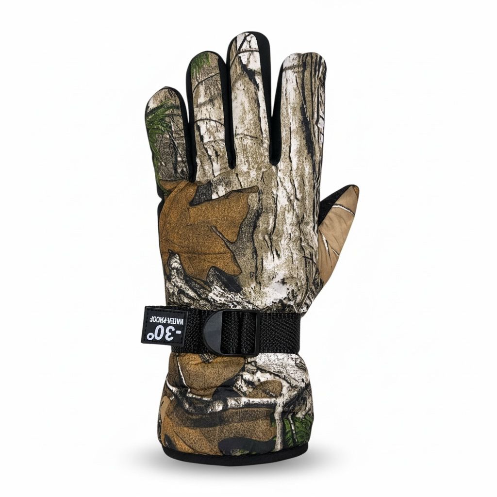 CAMOUFLAGE WARM WINTER GLOVES